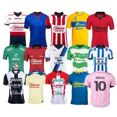 China Quick Dry real quick dry shirts football uniforms soccer jersey Spain madrid tigre America Chivas Monterrey football shirt Top Thai for sale