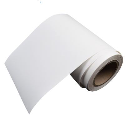 China Strong Viscosity Self Adhesive Synthetic Matte PP PET Paper and Film Bottle Sticker Wrapping Paper Wrapping Paper for sale