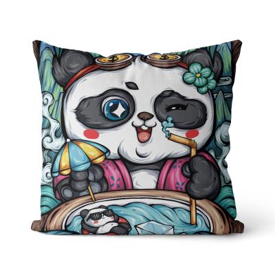 China Chinese style anti-static cartoon lucky pillow, office sofa, national tide party pillow for sale