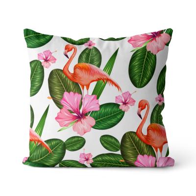 China Nordic small CSI style car sofa bay window pillow anti-static American flamingo cool pillow for sale