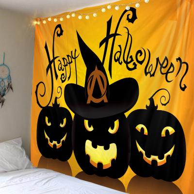 China Simple Halloween Stain Decoraion Ins. Holiday Decoration Bedroom Background Tapestry Border Series Tapestry for sale