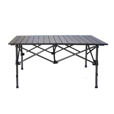 China Contemporary Steel Tube Rectangular Picnic Party Raising Aluminum Portable Outdoor Folding Table for sale