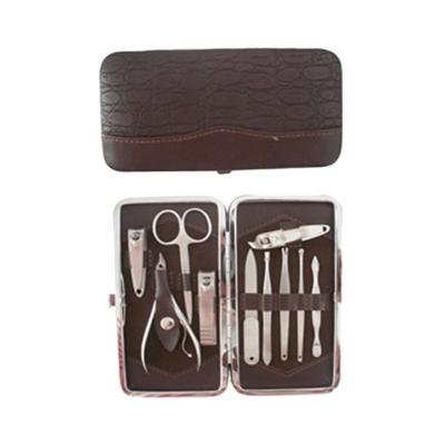 China VW-MS-809 PU/PVC Classic Product Leather Manicure Kit Set Electric Tools Maker With OEM Set for sale