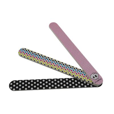 China VW-SNF-003 Emery Nail File Bulk Custom Professional Custom Printed Eva Wood Nail File for sale