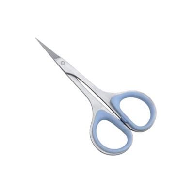 China VW-MS-028 Fancey Scissors Right Handed Manicure Scissors Trim Eyebrow Stainless Steel With Plastic Handle Beauty Scissors for sale