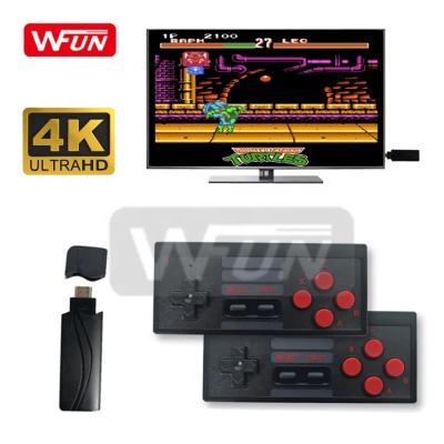 China New Quality ABS Plastic U-Box Video 628 Game Console With USB Game Stick Wireless Controller For Dual Players for sale