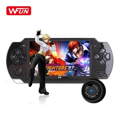 China Camera/Video/Music/Photo/Eook/Browser/Recorder/Stopwatch/DV Updated Real 8GB X6 Portable Handheld Game Players 32/64/128 Game Bit Console For PSP Games for sale