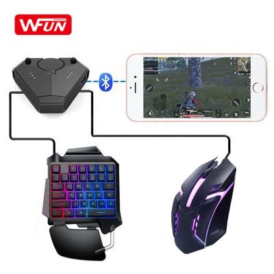 China With phone support gaming mouse and keyboard converter for mobile games PUBG mobile mouse and keyboard converter for sale