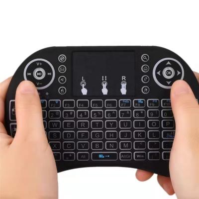 China Multifunctional ABS+Metal Mini Keyboard 2.4GHz Radio Remote Control For Android XBOX TV Box for sale