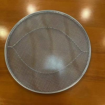 China Indoor Stainless Steel Outdoor Round Grill Splatter Screen Shield For Air Fryer Foodi FG551 Accessories for sale