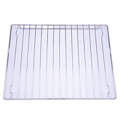 China Wholesale Household Stainless Steel or Chrome Baking Rack Oven Rack for Cookies Kebab Steak for sale