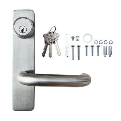 China Exterior Stainless Steel Lever Handle Lock For Panic Exit Device for sale