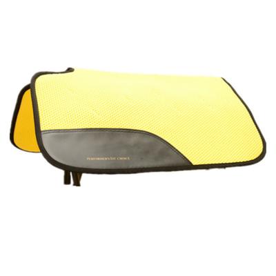 China Yellow Western Horse Racing Product Neoprene Felt Saddle Pads Yellow Western Horse Racing Product Neoprene Felt Saddle Pads for sale