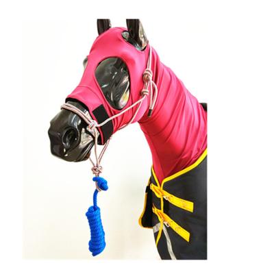 China Synthetic Saddle Padded Nylon Halter With Satin Hardware Rope Slings For Dog Lead for sale