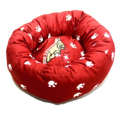 China Large Red Round Travel Pet Nest For Dog Nest for sale