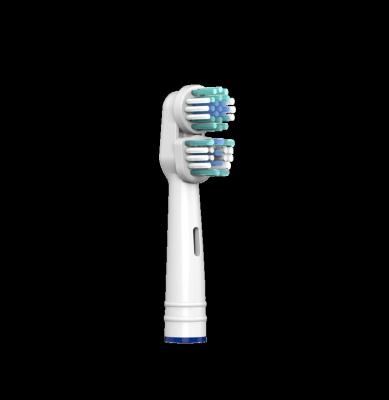 China Oral Health Care Chylee Private Label Round Rotary Toothbrush Heads Replacement Duel Toothbrush Heads Compatible With Certain OB Models for sale