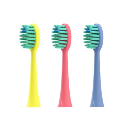 China Chylee Oral Health Care 2 Pcs Pack Soft Bristle Toddler Kids Cartoon Toothbrush Replacement Heads To Protect Against Cavity Bad Breath for sale