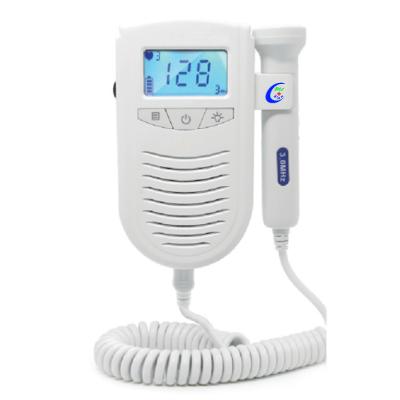 China Hand Held Fetal Heart Rate Detecting Equipment Pocket Metal Fetal Doppler for sale