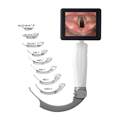 China Metal Portable Medical Anesthesia Handheld Video Laryngoscope For Surgical Operation for sale