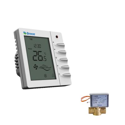 China FCU modern hot selling modbus rs485 hotel room weekly programming thermostat for sale