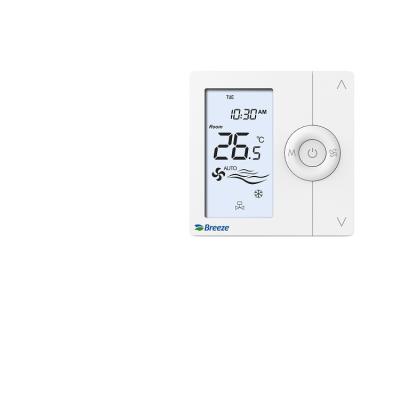 China Modern the most popular door/window dry contact fan room modbus thermostat for sale