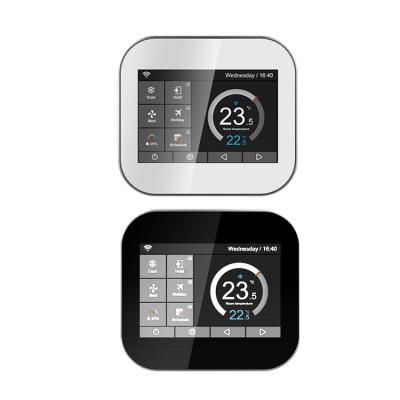 China Modern CE certificated wholesale learning smart touch screen wifi thermostat for sale