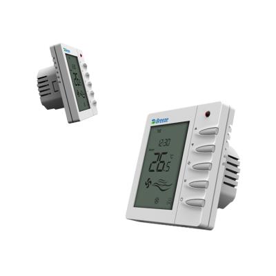 China High Grade Modern Door / Window Dry Contact LCD Temperature Controller Network 0-10 Vdc Thermostat for sale