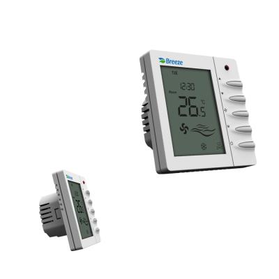 China Best Selling Modern Door/Window Dry Contact Digital Display Hotel Card AC 0-10v Thermostat for sale