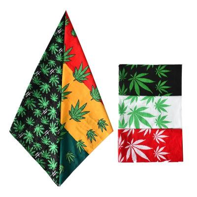 China European and American Design Maple Leaf Cotton Scarf Multifunctional Outdoor Sports Cycling Mask, Spot Square for sale