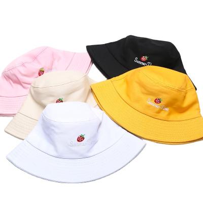 China British Dobby Basin Hats Custom Made Online In Solid Color With Embroidered Logo Can Be Worn On Both Sides for sale