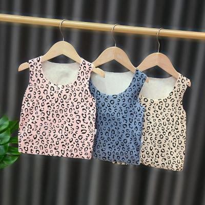 China New Autumn And Winter Baby T-shirt Sleeveless Belly Infant Warm Top Breathable Unisex Baby Self-heating Vest Children for sale