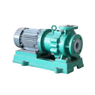 China Industry CQB Drive Pharmaceutical Chemical Centrifugal Pump FEP Lined Acid Pump for sale