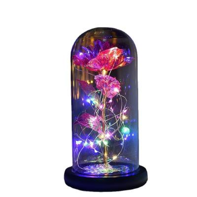 China Custom Designs Wholesale Custom Size Transparent Dome Cover Artificial Glass Rose Bell Shape Cover for sale