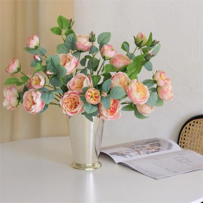 China Wedding Decoration New Rose Bouquet Artificial Flower Premium Valentines Day Gifts for sale