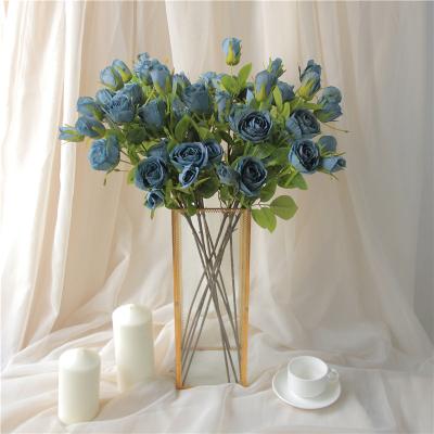 China Wedding high quality wedding decoration wedding decoration flower arrangement artificial flower rose for sale