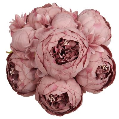 China Wedding decoration flower decoration flower simulation flower peony flower wholesale handmade wedding decoration for sale