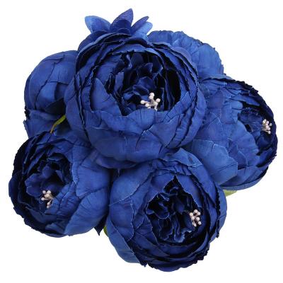 China Wedding Decoration Silk Peony Amazon Hot Selling Bouquet For Bridal Shower Decorations Artificial Flowers for sale