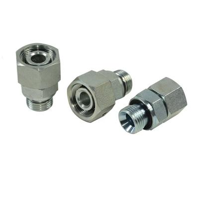 China Carbon Steel/Stainless/Brass Eaton 2Because BSP Male With Captive Seal Hydraulic Straight Fitting Adapter With Metric Female for sale