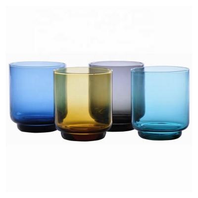 China Amazon Special Hot Selling Shot Glass Factory Wholesale Price High Quality Colored No Smell Drinking Glass Tumbler for sale