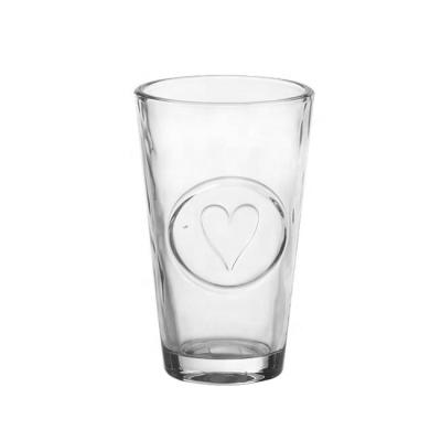 China No Particular Heart Luxury Popular Transparent Pattern Color Spray High Quality Tumbler for sale