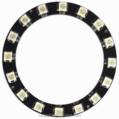 China LANDSCAPE 16 Bits RGB5050 16LED WS2812 SK6812 LED Ring Halos Angel Eye DC5V SMD Programmable Addressable Round Circle WS2812B 16 PCs LED for sale