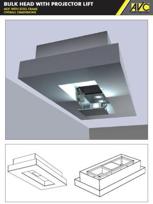 China Electric Projector Lift /Projector Motorized Ceiling Mount Motorized TV Lift for sale