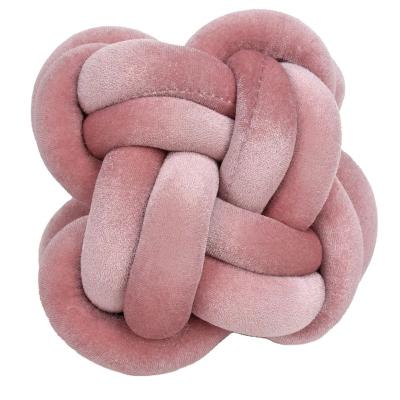 China Soft Therapy Knot Ball Round Rest Kids Cuddle Soothing Ball Plush Relaxation Toy for sale