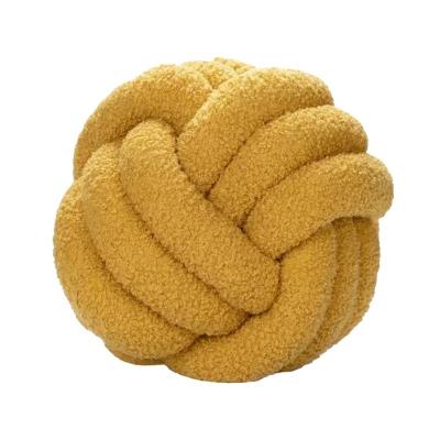 China Therapy Knot 22 25 28 Handmade Soft Cuddle Ball Round Pillows Knot Pillow Ball For Kids for sale