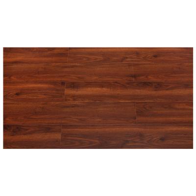 China Environmental protection and cheap high quality wholesale teak indoor color durable waterproof engineering laminate flooring 12mm thick waterproof and durable for sale