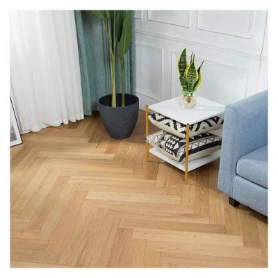 China Modern Herringbone Solid Hardwood Panel Oak Plank Hardwood Wood Flooring Tiles For Indoor for sale