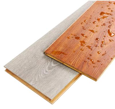 China Factory Direct Sale 12mm Sealing Wax Engineered Parquet Laminate Waterproof Embossed Flooring for sale