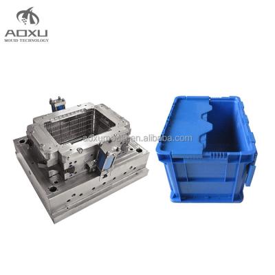 China Plastic Plastic Injection Mold For Storage Containers Turnover Case With Cover for sale