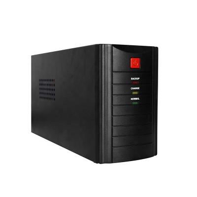 China Offline Input and Output 110V 220V 1200VA COMPUTER SKE UPS LED Display Dual Voltage UPS for sale