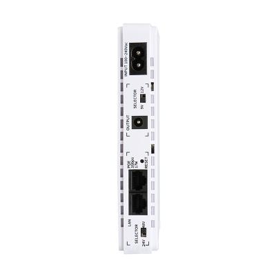 China New Arrival Mini UPS Networking SKE UPS Manufacturer Gigabit 1Gbps POE Port DC 9V 12V POE 24V 48V DC UPS For Wifi Router for sale